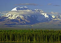 Hohe Berge in Alaska